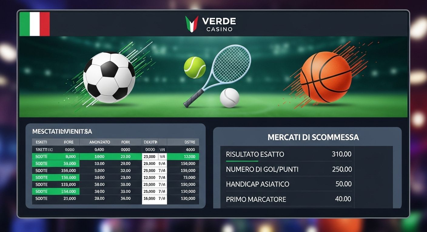 Opzioni e mercati di scommesse live betting