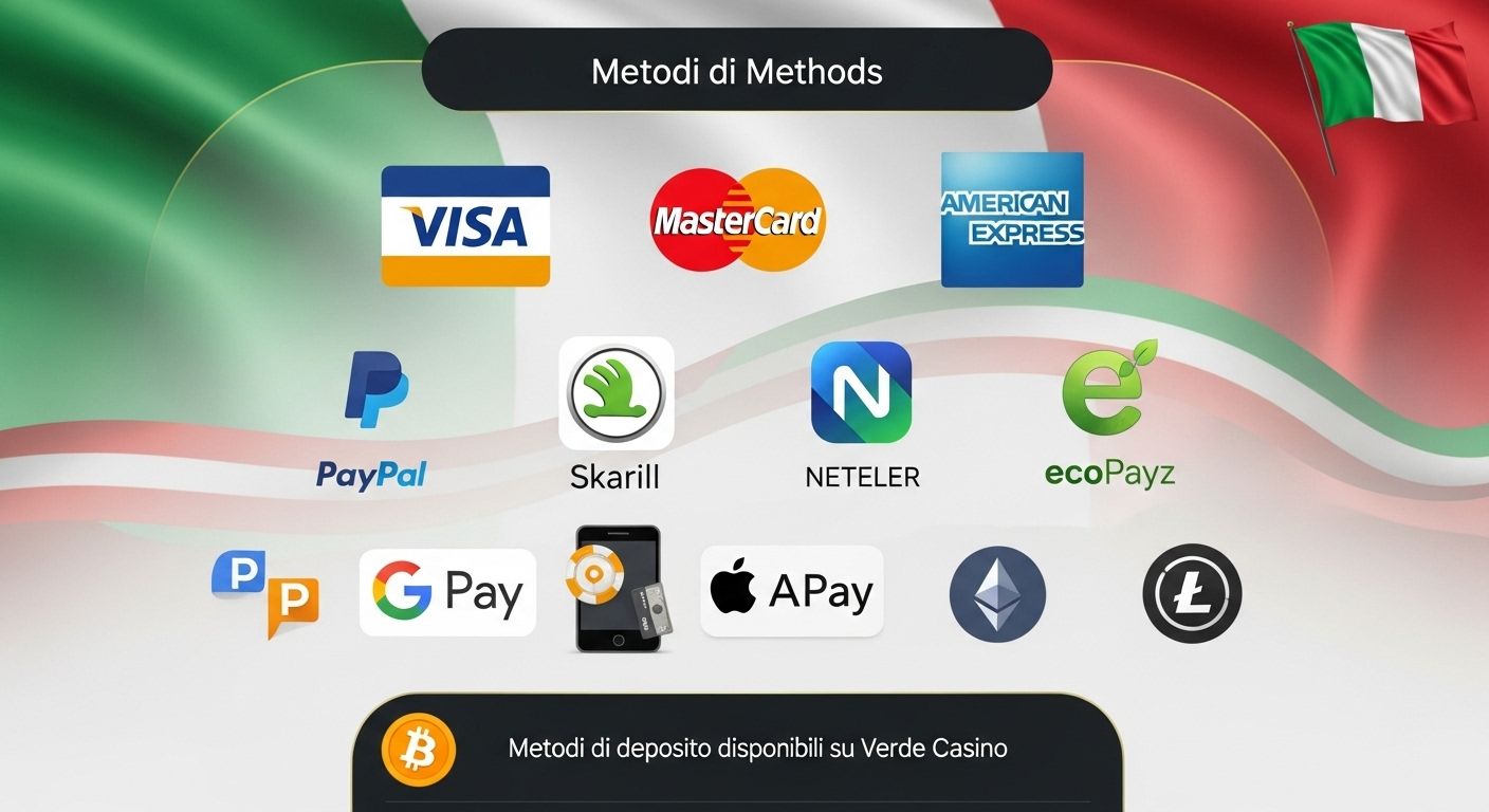 Metodi di deposito disponibili deposit methods